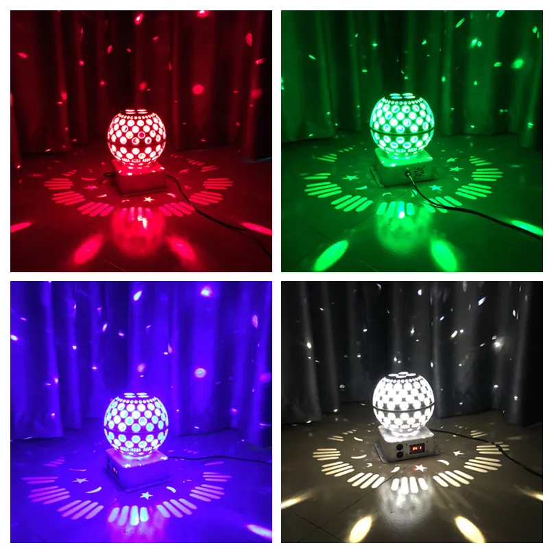 Bola mágica led portátil profissional ktv piscando efeito de iluminação de palco com controle remoto para luci led discoteca dmx