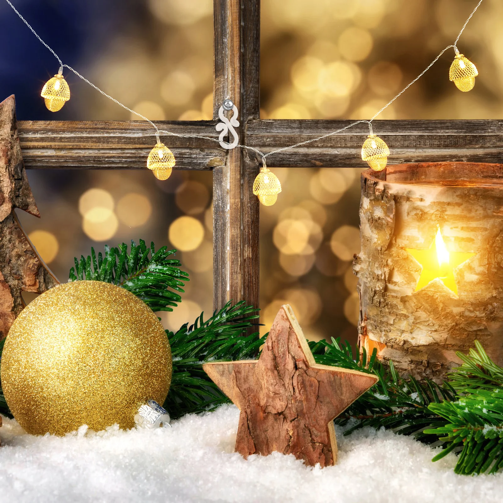 

100pcs Led Reusable Outdoor Light Hanger Clips For Christmas String Lights Gutter Hooks Holiday Lighting Decor