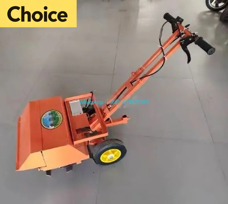 Mini Electric Portable Agricultural Weeding Cultivator Ditch Tiller Machine