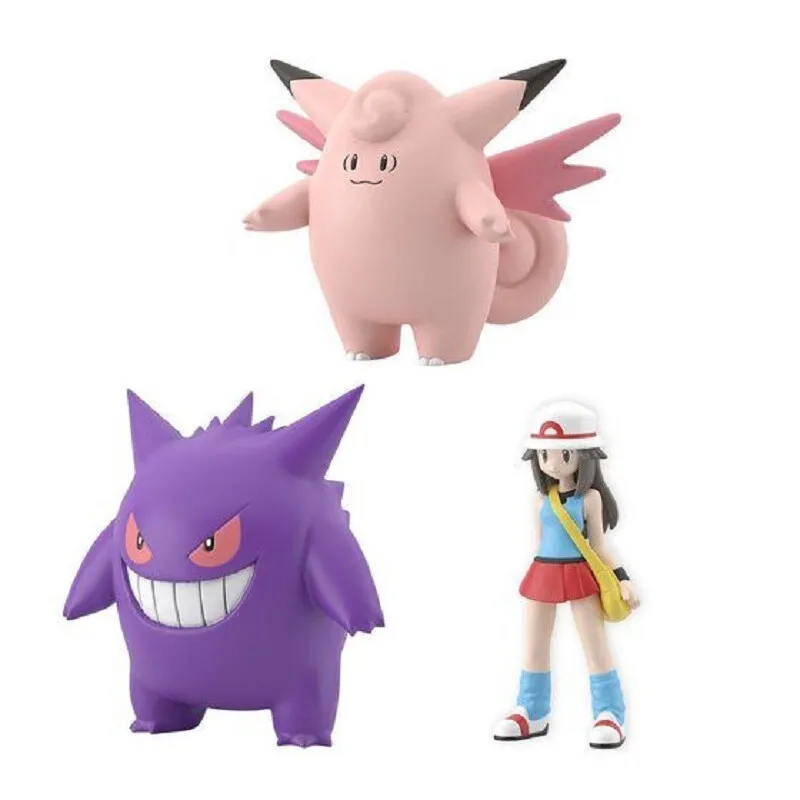 BANDAI Bandai Pokémon Pokémon Scale World Model Toy Figure Tabletop Ornament, Geng Gui Set