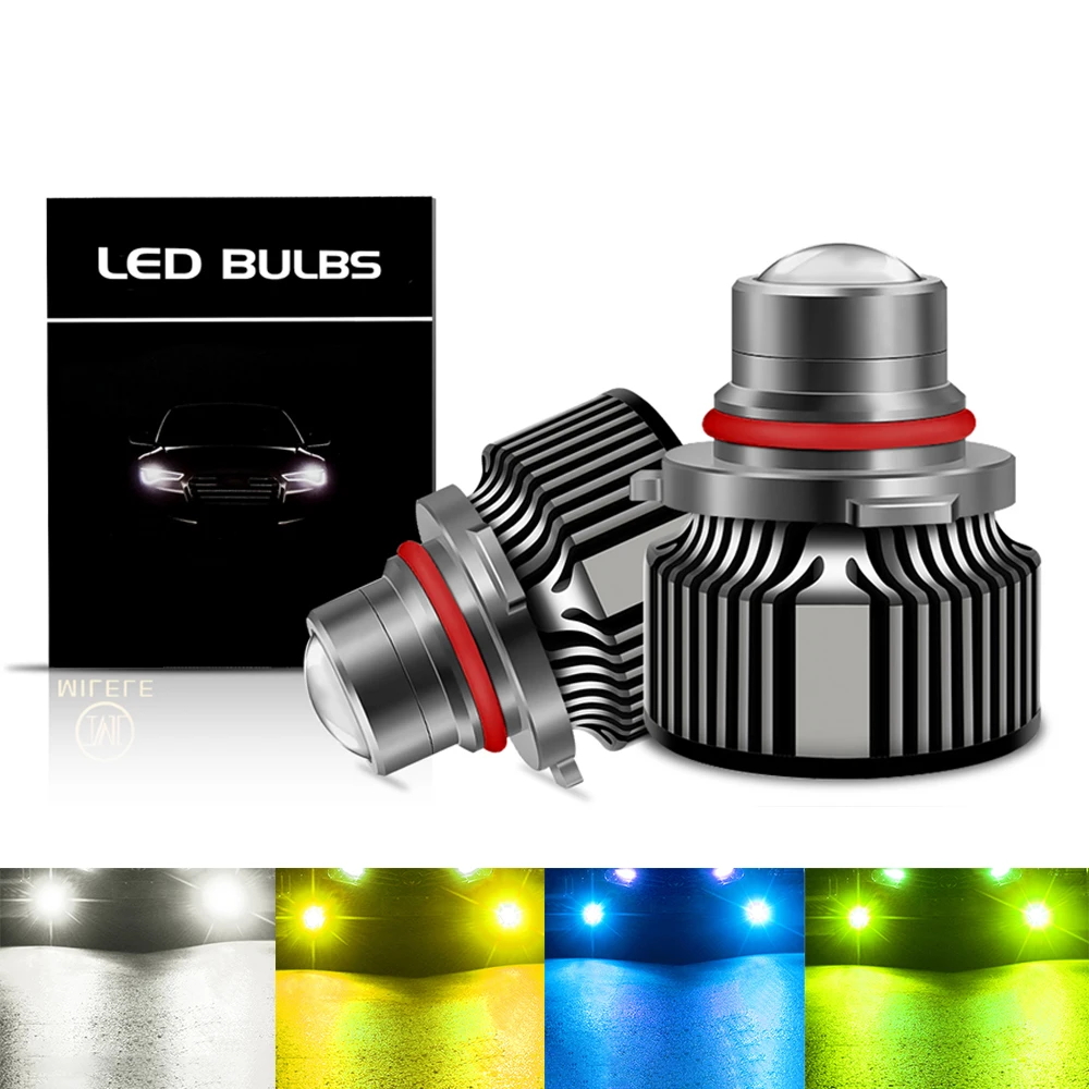 

Laser Lens H7 H11 Led Fog Light Bulb H8 H16 jp 9005 9006 HB3 9006 HB4 CSP 8000K 6000K 3000K Green Turbo Headlight Lights For Car