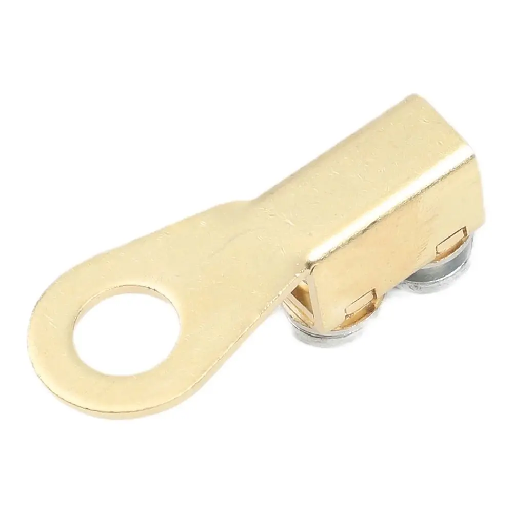1Pcs New Brass Battery Terminal Block Wear-resistant Junction Block Post Terminals Clip Car