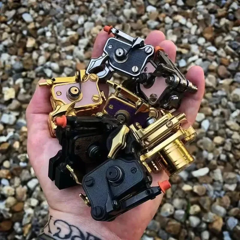 High Quality Wholesale Professional Rotary Tattoo Machine Golden Black Tattoo Machine