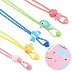 Cartoon Animal Nylon Elastic Glasses Chain For Child Cute Eyewear Cord Kids Glasses Neck Strap Eyeglass Holder Band Strap