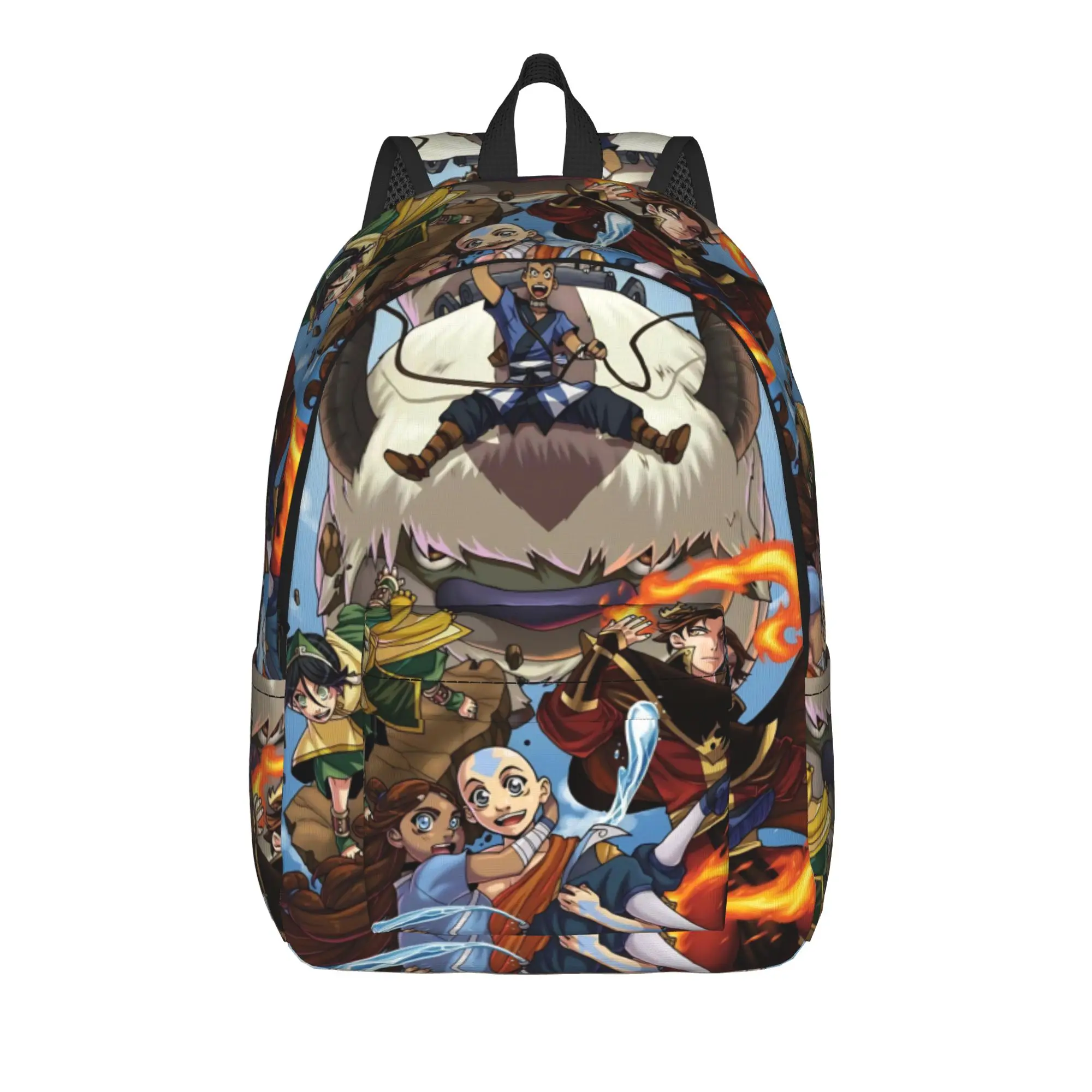 Zuko Aang Toph Katara Backpack for Men Women Cool High School Daypack Avatars Airbende Anime Laptop Computer Shoulder Bag Sports