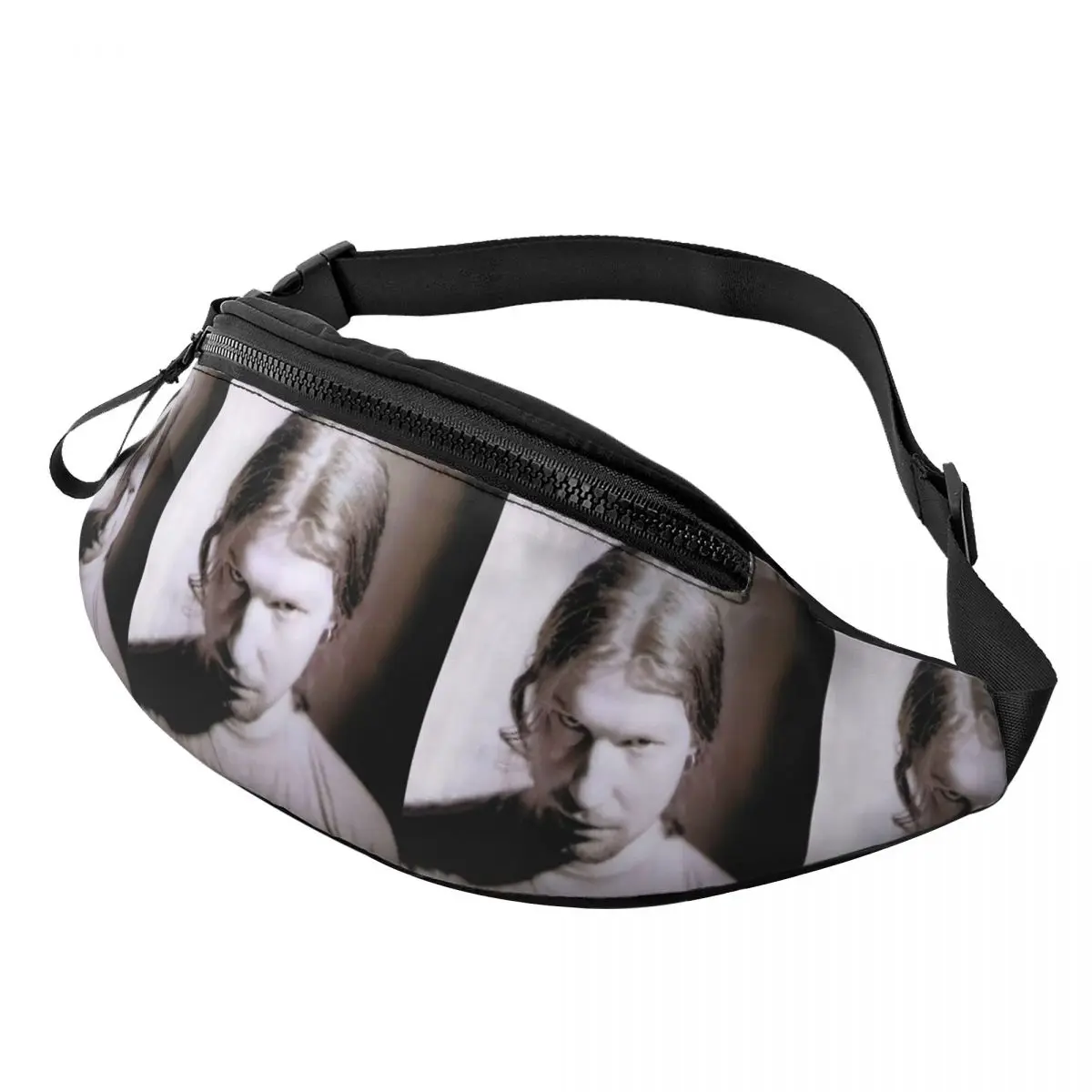 Aphex Twin Electronic Music Artist Producer Waist Bag for Women Men Crossbody Fanny Pack Running Phone Money Pouch