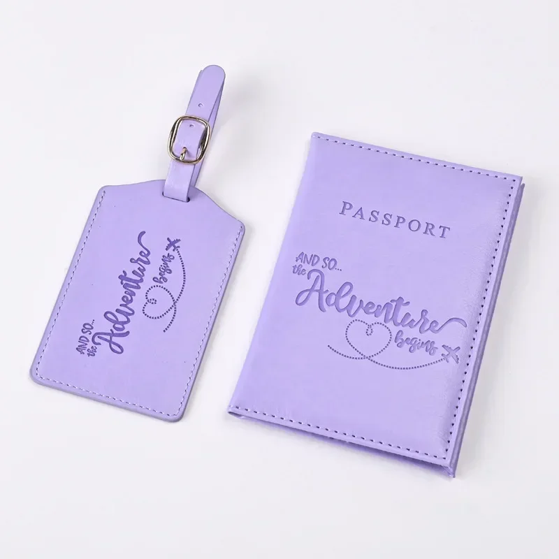 Travel Men Hear Letter Print Passport Holder Flight Ticket Clip ID Holder Passport Cover Women Passport Travel Organizer