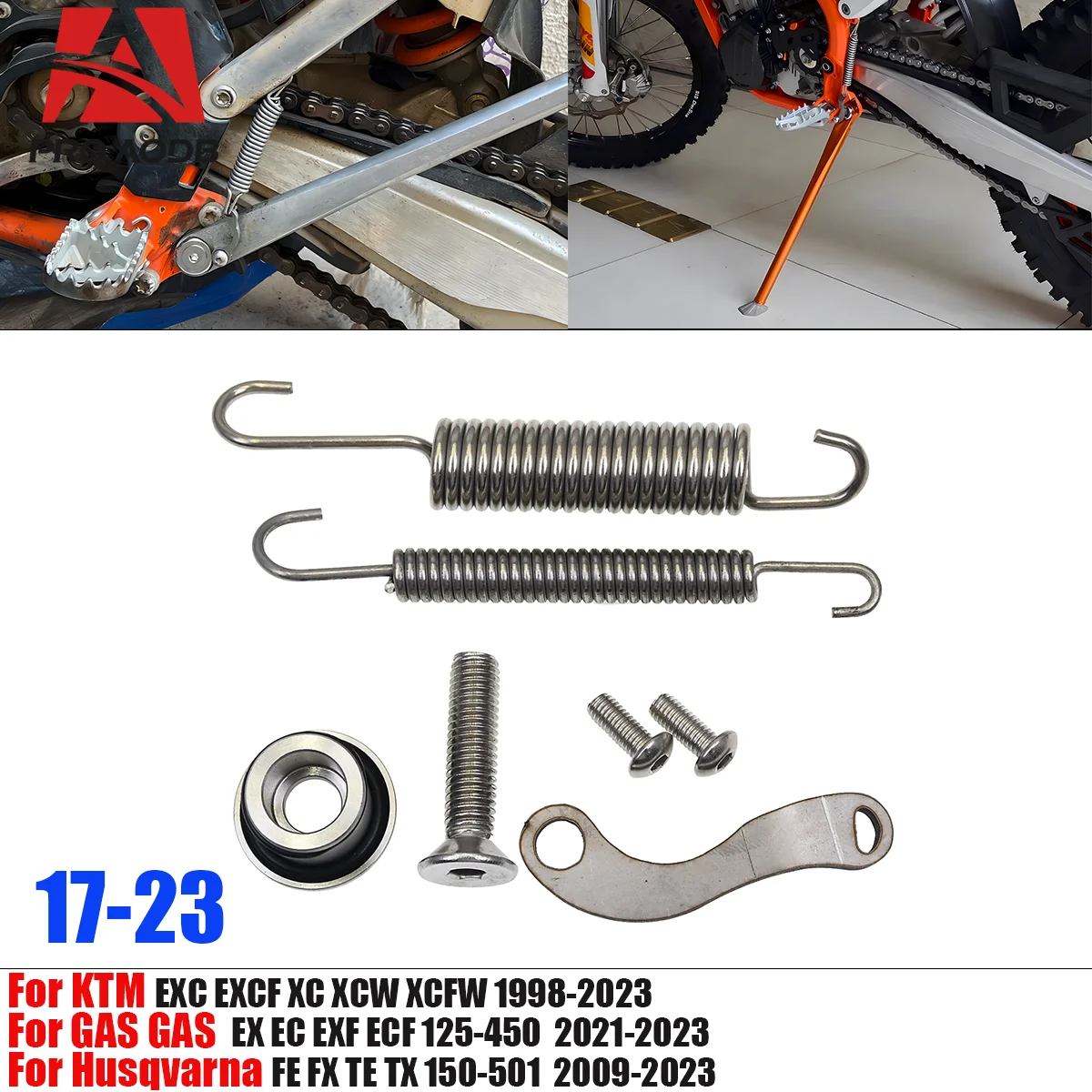 

For KTM EXC EXCF XC XCF XCW For Husqvarna FE TE FX TX 125 150 250 300 350 450 500 Durable OF Motorcycle Side Stand Spring Kit