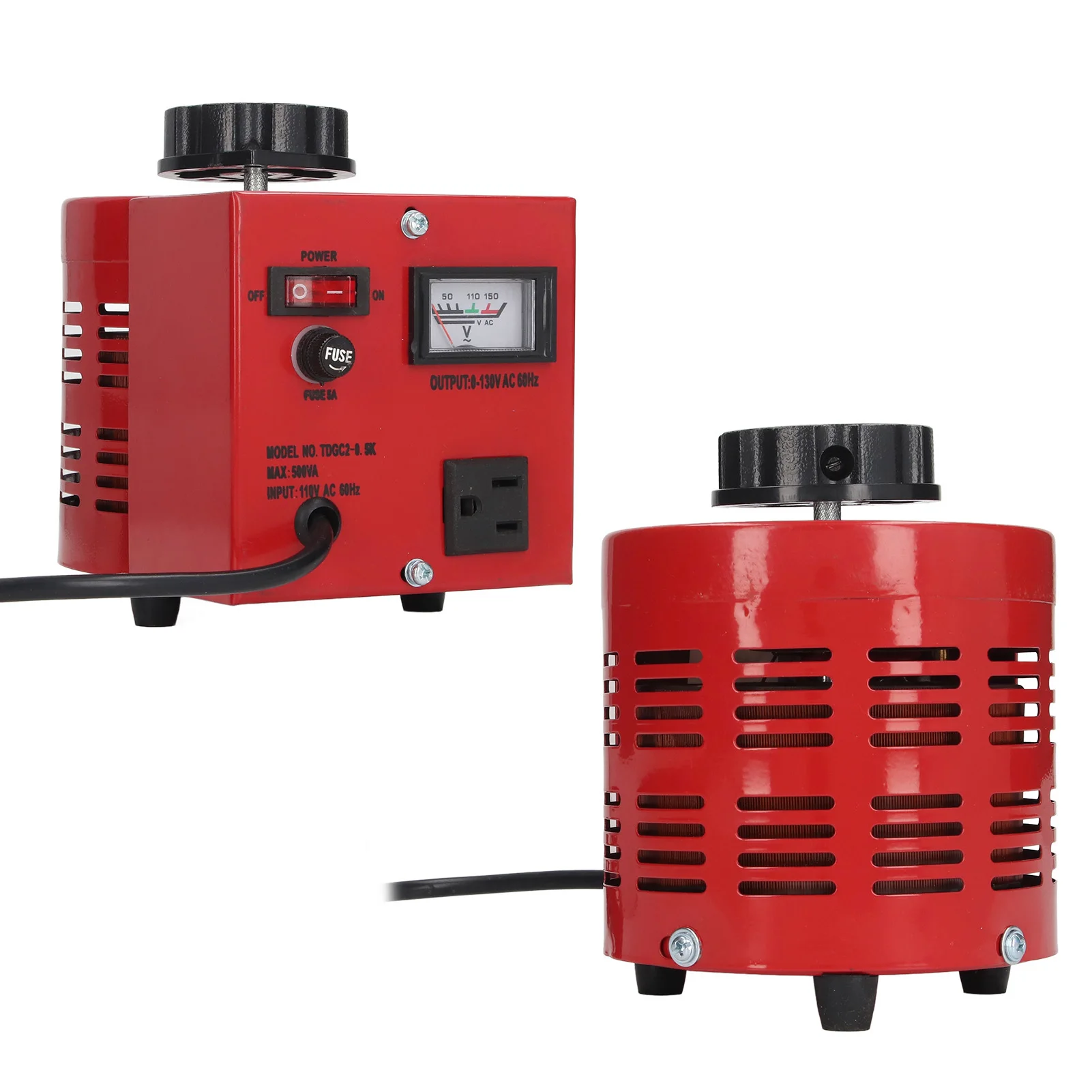 Voltage Regulator 500W Multiple Protection Variable Voltage Transformer Controller  Input AC0‑ Output Voltage Controller