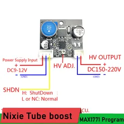 DYKB DC 9V-12V do 160V - 220V 170V DC boost wysokie napięcie zasilania dla SZ3-1 QS30-1 IN14 Nixie Tube Glow clock magiczne oko A