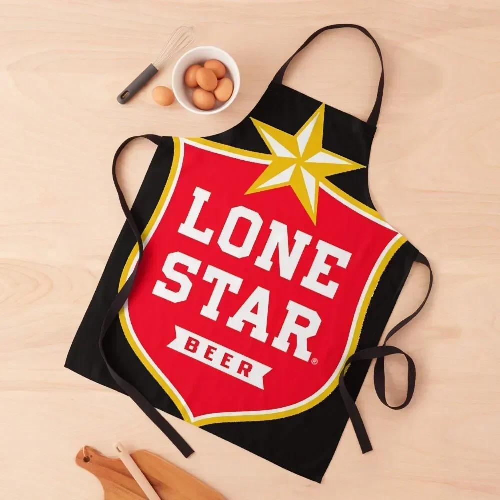

Lone Star Beer brewery logo Apron professional kitchen kitchen item Kitchen accessories Christmas gift Apron