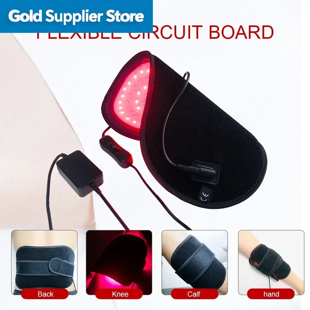660nm 850nm LED Red Light Phototherapy Mat, OEM Portable Near Infrared Light Pad for Home Wellness