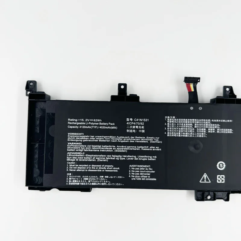 C41N1531 Laptop Battery For Asus ROG Strix GL502VT GL502VS-1A GL502VY-DS71 GL502VY GL502VT-1B GL502V GL502VSK GL502VS