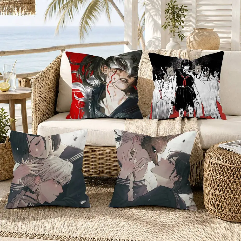 Hinako Shimizu S-Silent H-Hill Pillow Case for Sofa Living Room Home office Decor Protective Cover