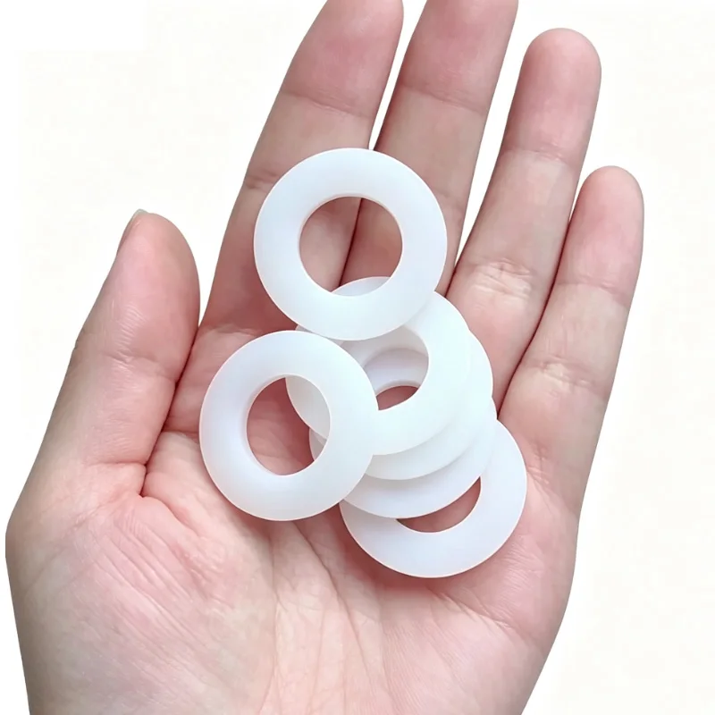 M2 M2.5 M3 M4 M6-M20 Nylon Flat Washer Plastic Insulation Gasket White Thick Shim Spacer For Electrical Mechanical Assembly