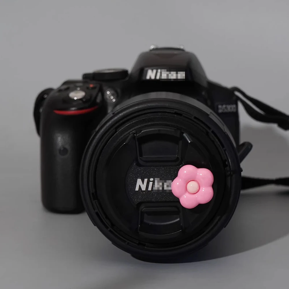 Lovely Lens Cover Anti Lost Flower Rope Cap Protect Lanyard for Canon Nikon Sony Olympus Fujifilm DSLR SLR Camera Hanging Cord