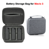 Battery Storage Bag for DJI Air 3S/Mavic 3/3 Pro Protective Carrying Case Portable Handbag Shockproof Box Drone Accessory