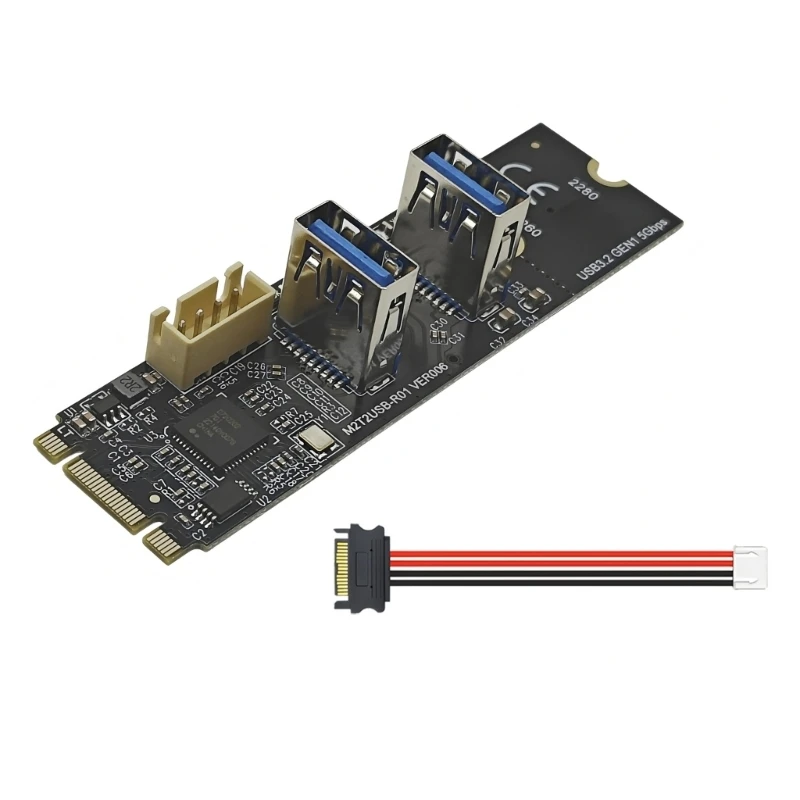 2025 New Lightweight M.2 NVMEs To USB Type A Adapter For Professionals And Creators
