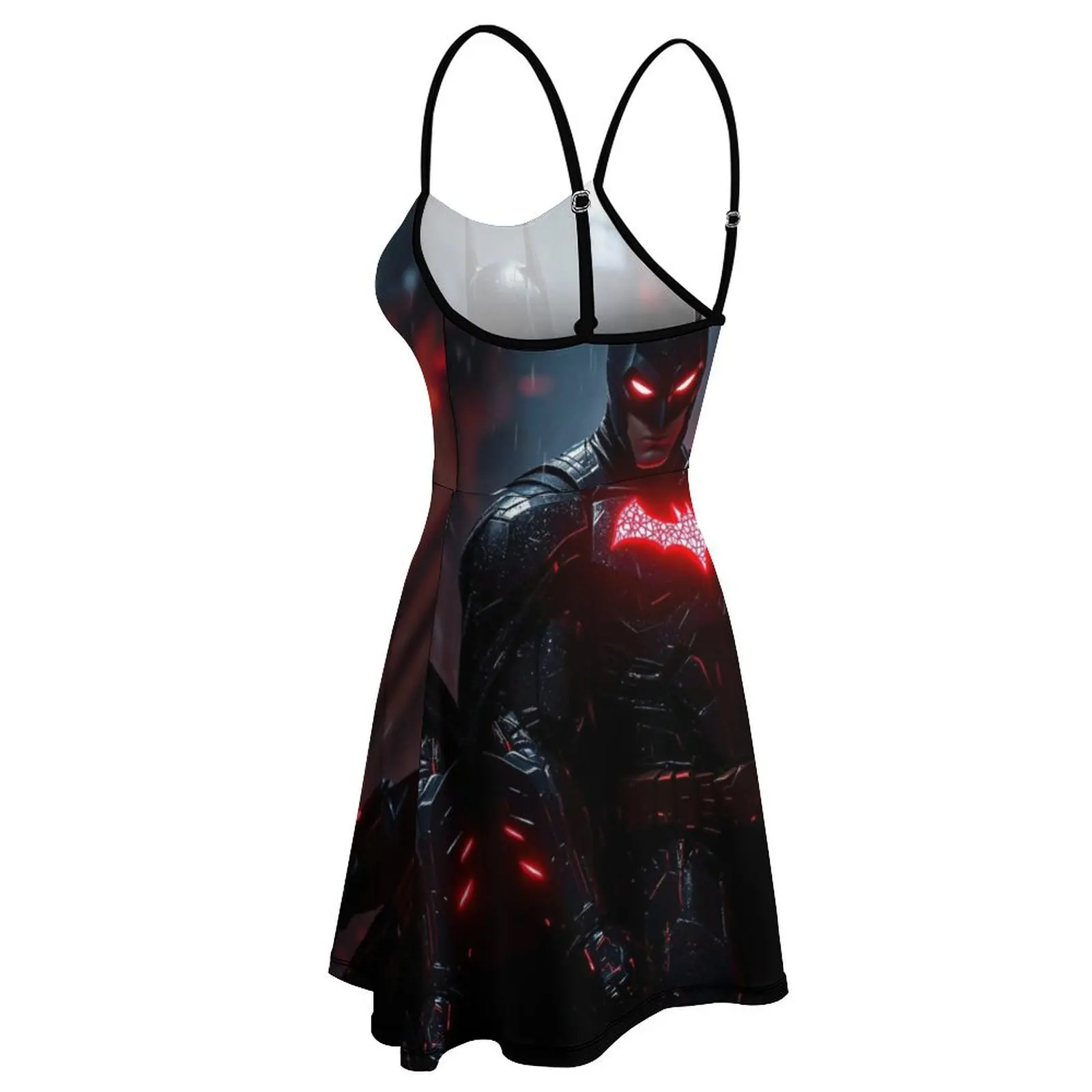 The  Bats Batty The Dark Knight Caped Gotham’s Guardian (132) Women's Sling Dress Creative Sexy  Woman's Gown Funny Novelty  Clu