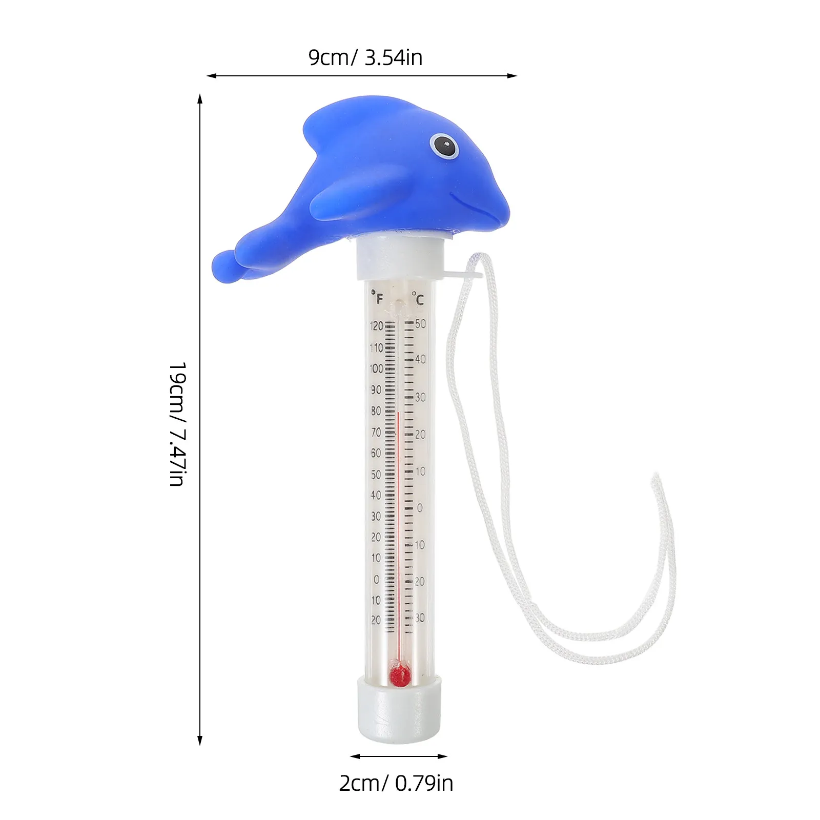Floating Water Thermometer for Kids – Cartoon Design, Digital Display, Waterproof, Accurate Temperature Reading