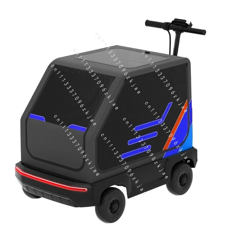 Electric Pet Cart, Medium and Large Dogs Go Out Electric Power Remote Control Trolley Foldable