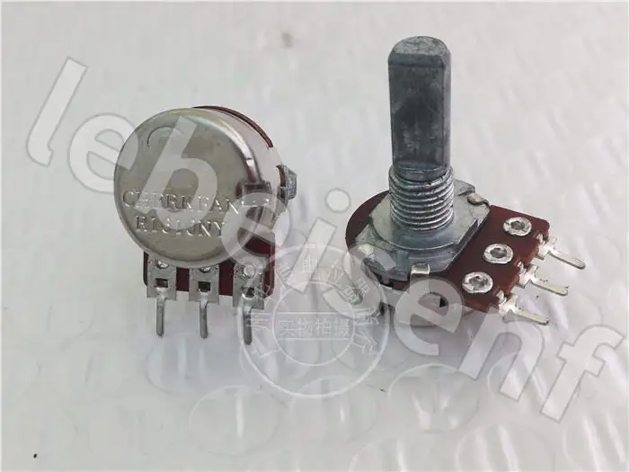 3pcs for CF R161ON-B50K-20F-C 90 degree B50K single potentiometer / handle length 20MMF