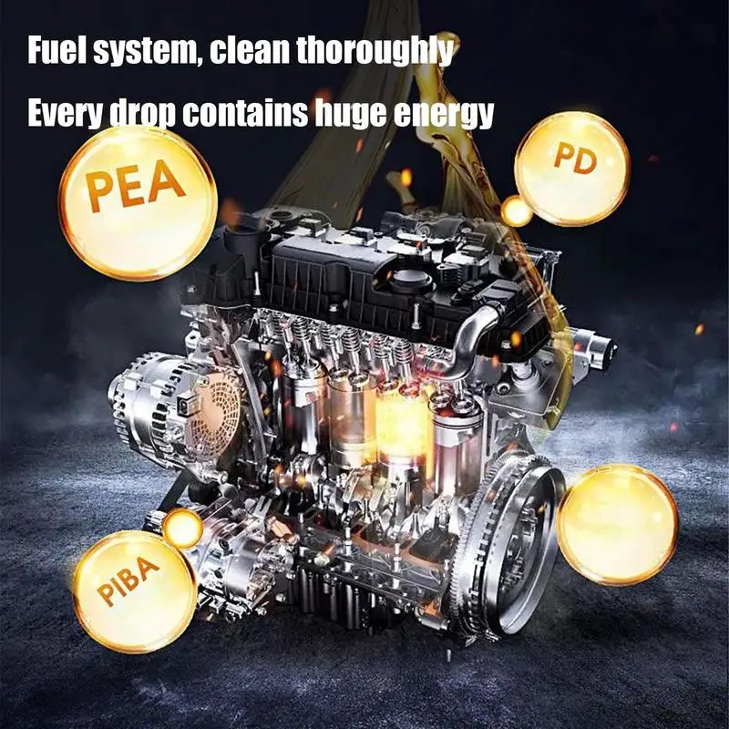 Car Oil System Cleaner Exhaust Cleaning Liquid Engine Cleaner Oil Stabilizer Engine Cleaning Additive Deep Cleaning Engine