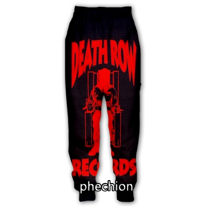 phechion New Men/Women DEATH ROW 3D Print Clothing Long Sleeve Fashion Sweatshirt Hoodies Sport Casual Pants Z127