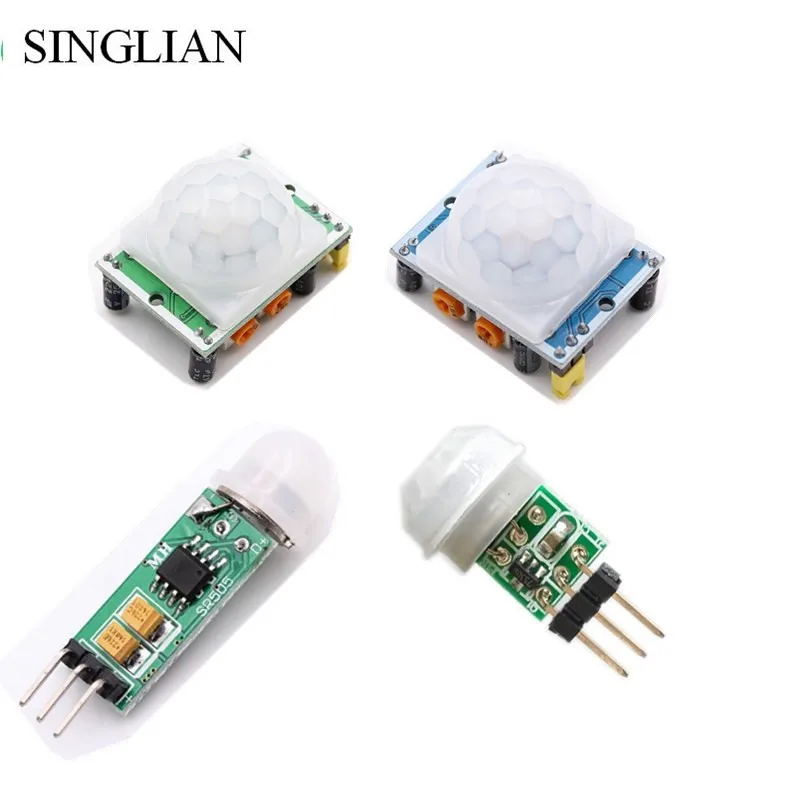 

HC-SR501 SR505 SR602 AM312 RCWL-0516 RE200B Adjust IR Pyroelectric Infrared Mini PIR Module Motion Sensor Detector Module