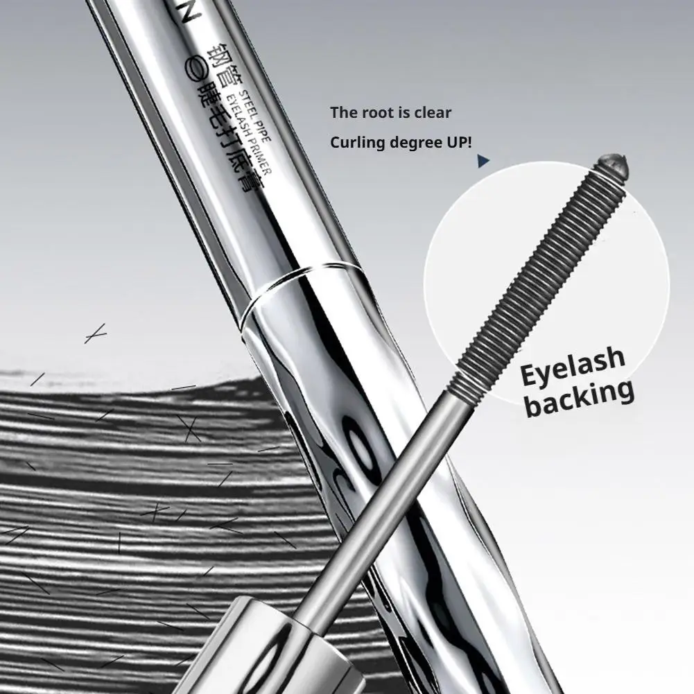 مقاوم للماء أنبوب معدني ماسكارا طويلة الأمد ألياف الحرير ماسكارا الشباك غير متكتل رمش ملحقات دوامة فرشاة ماكياج #3
