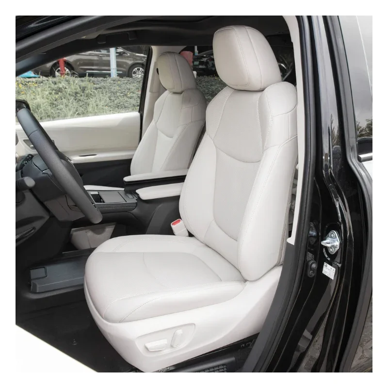 

For 2007-2024 Toyota Sienna Custom Made For Car Accessories Seat Cover 3 Rows With 7 Seats Luxury Leather
