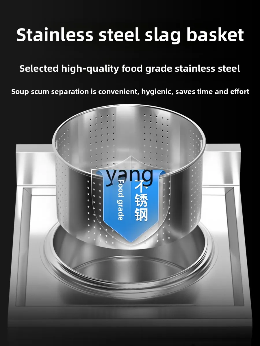 LH commercial high-power noodle cooking stove electric heating Malatang multi-functional double-head noodle cooking bucket