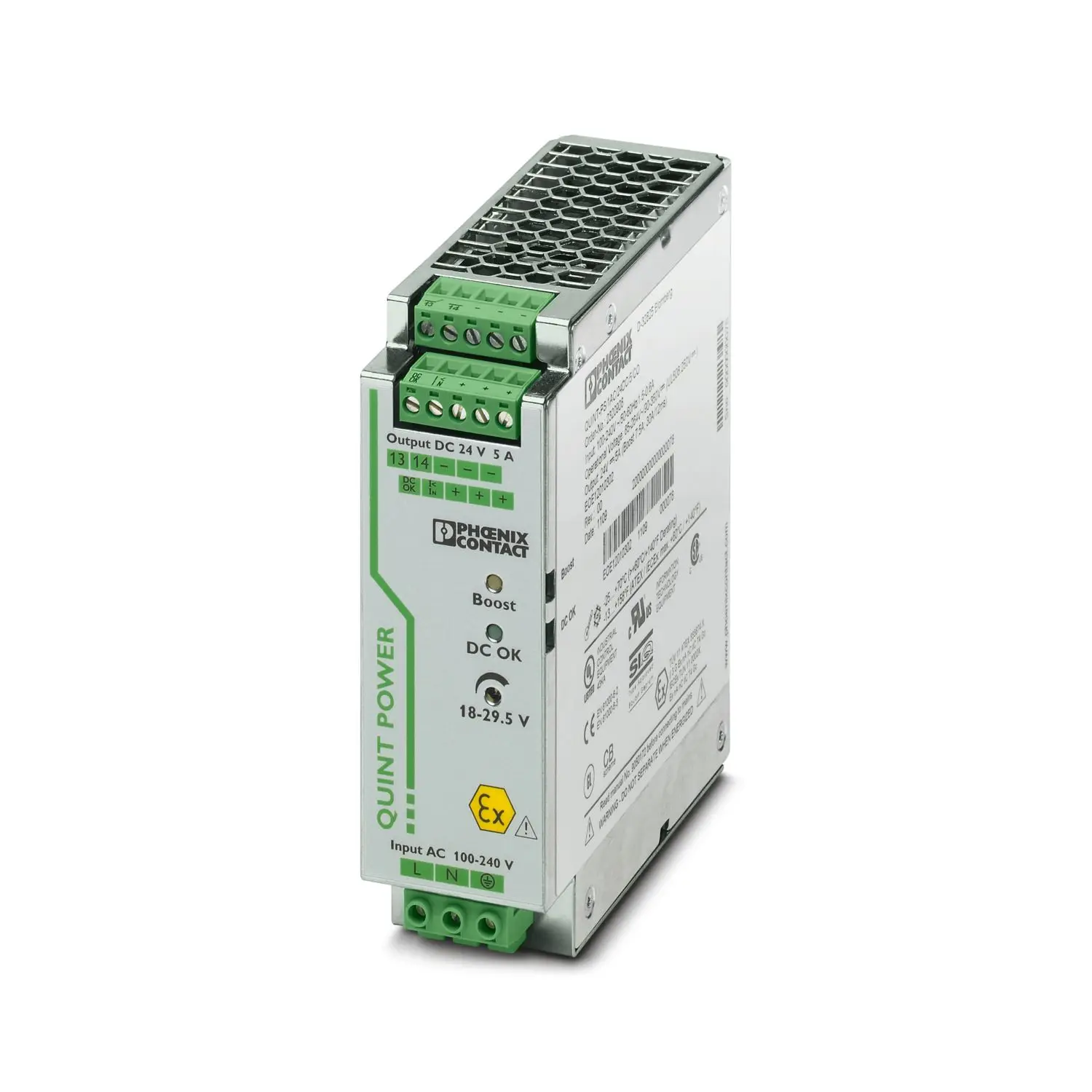 2320908 QUINT-PS/1AC/24DC/ 5/CO - Power supply, with protective coating