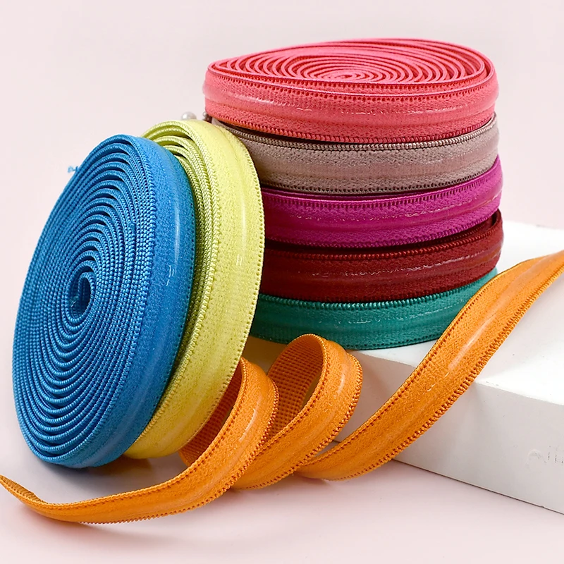 

4/8/10M 10mm Colored Anti Slip Elastic Band Silicone Elasticity Bands Bra Shoulder Strap Bikini Rubber Straps Sewing Accessories