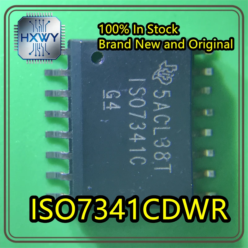 (5/20 Pieces) ISO7341CDWR Silk-Screened ISO7341C SOIC-16 Digital Isolator Chip, Brand New Original Stock, Electronic Equipment