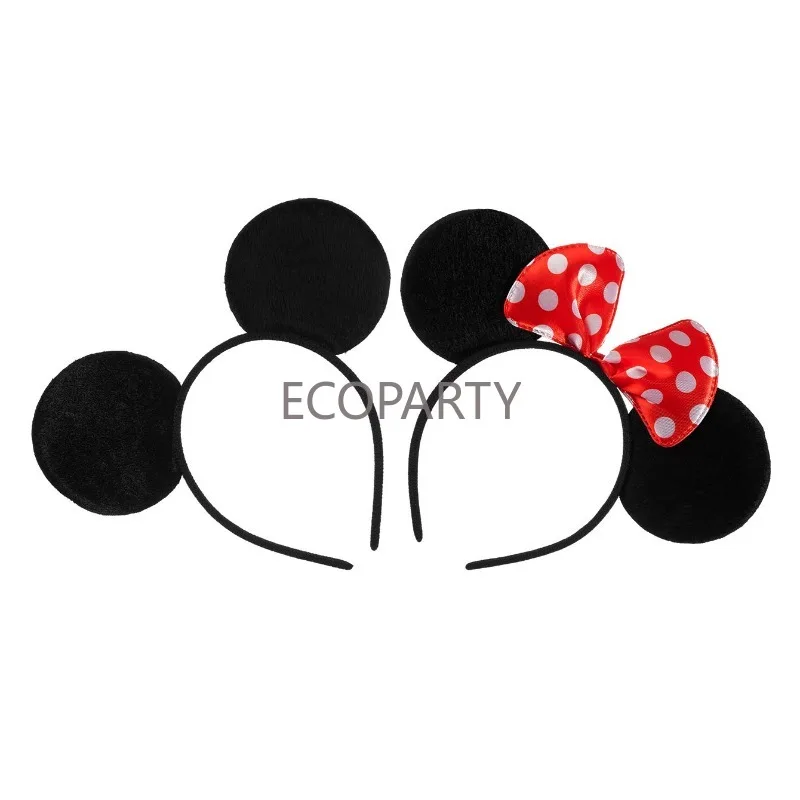 Mouse Ears, 2 Pcs Mice Ear Costume Headbands Hair Band for Christmas Party (Black&Dot) anime accessories  halloween accessories