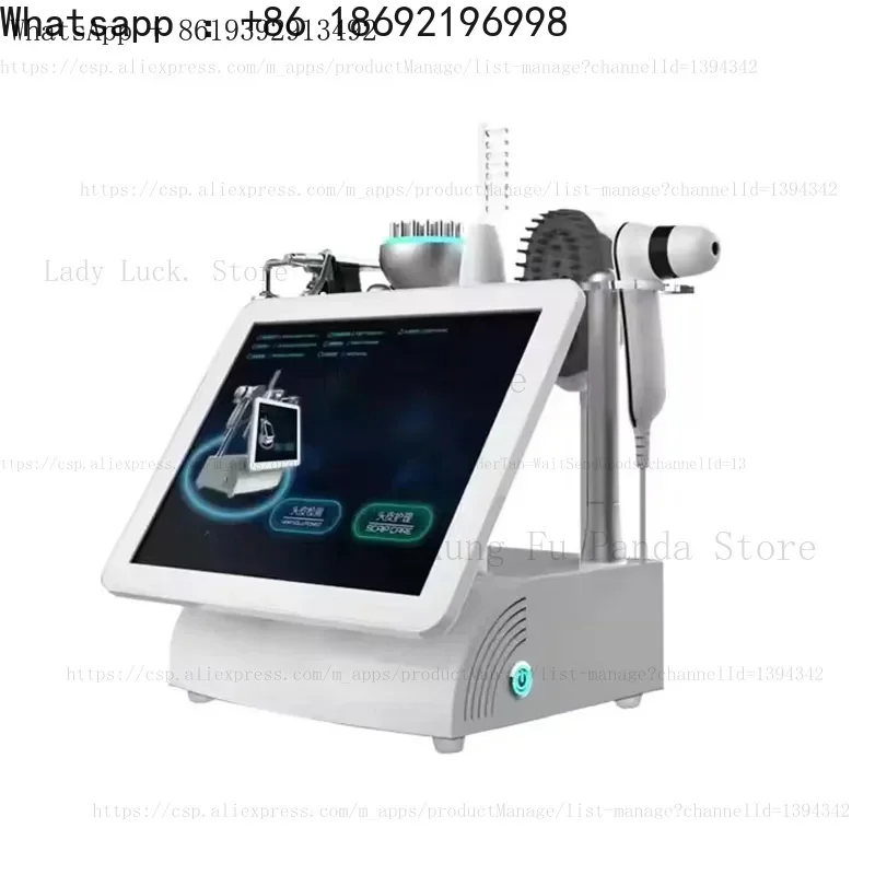 5 In 1 High Frequency Hair Follicle Detection Scalp Treatment Machine Hair Analyze Scalp Care Massage Hair Regrowth Device