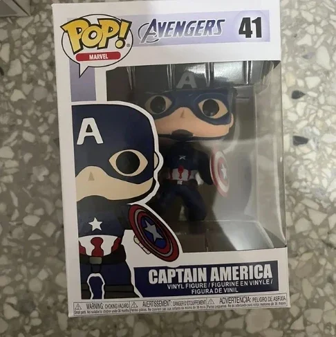 2024 Recién llegado FUNKO POP # 06 Capitán América # 06 Exclusivo # 219 # 41 Capitán América # 481 Figuras de acción modelo juguetes para regalos