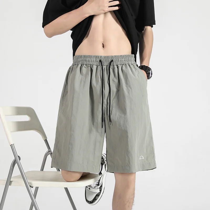 

Men's Shorts Pants Summer Casual Embroidery Shorts Pants Simple Baggy Pants Trend Fashion Shorts Jogging Breathable Short Pants