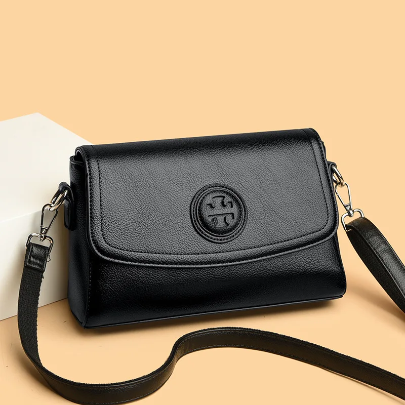 

Women's Bag Shoulder Bag 2024 New Fashionable Versatile Mother Bag Simple Trend Middle-aged Oblique Span Bag Women's Small Bag