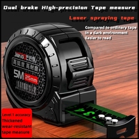 Portable High-precision Measuring tape Thickened Wear-resistant Telescopic Tape Measure 3M5M7.5M10M household Measuring tools