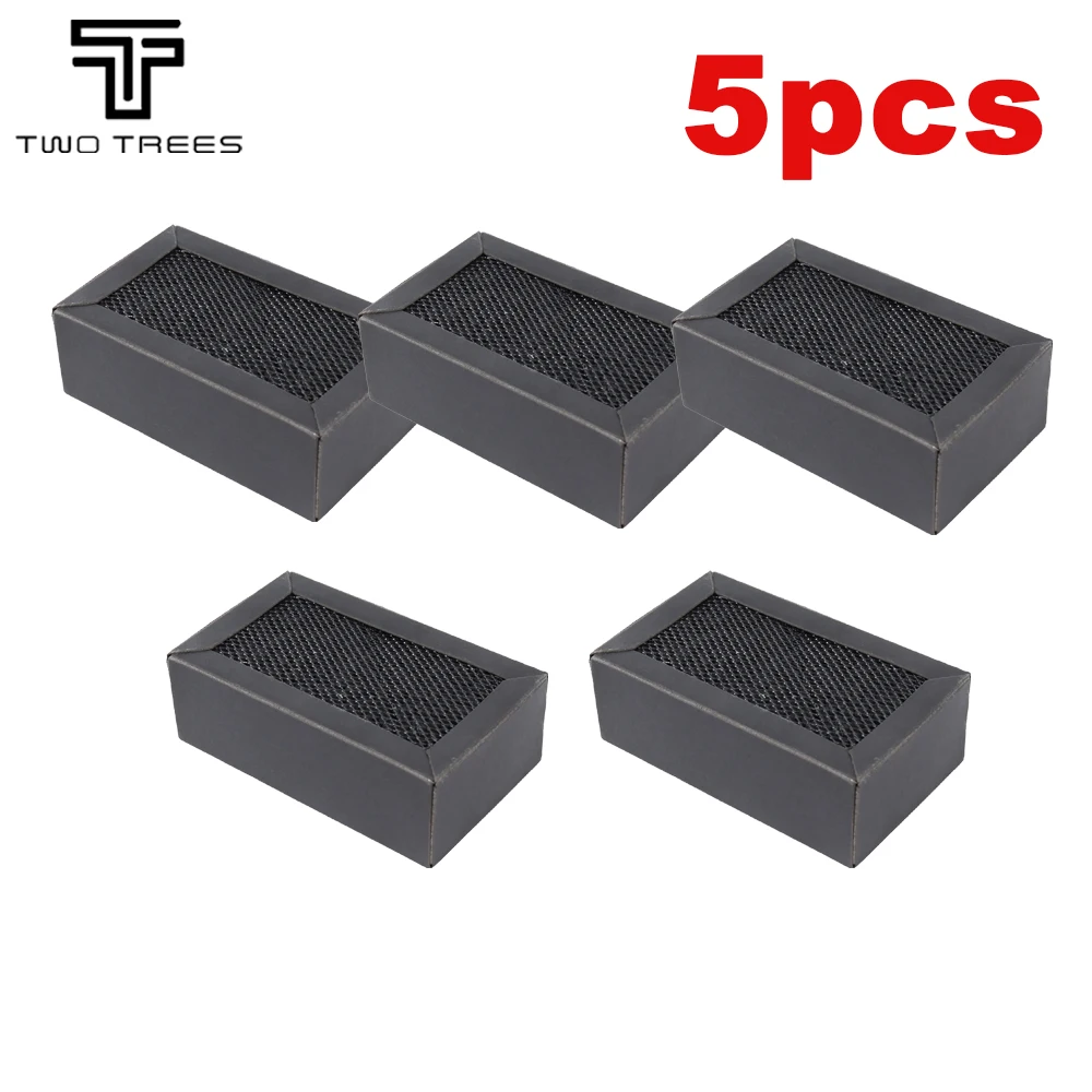 

5Pcs Blurolls Bambu Lab P1 X1 Activated Carbon Air Filter For Bambu Lab X1 X1C P1P P1S 3D Printer Parts