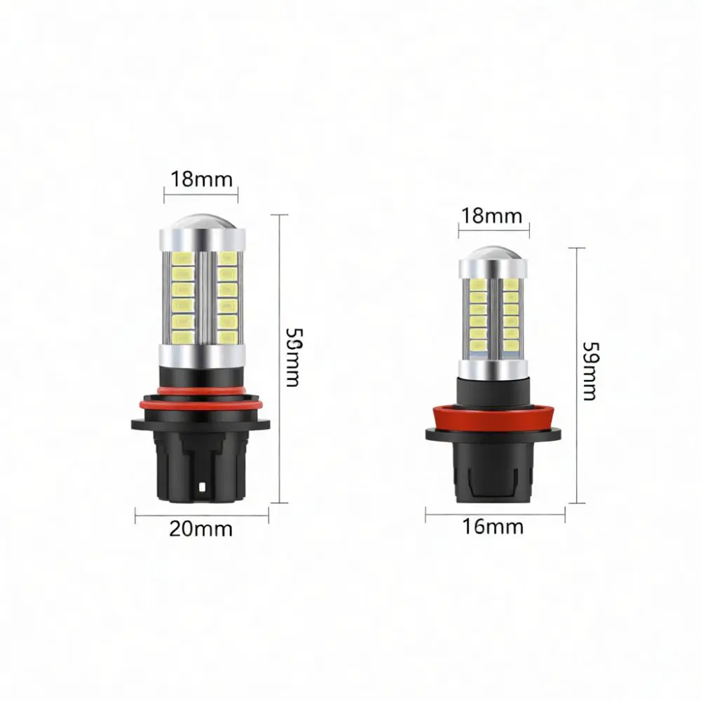 LED Fog Lamp Light Bulb H11 H8 9005 9006 H7 H4 Car Driving Accessory Super Bright Flashing Auto Exterior Front Light Source