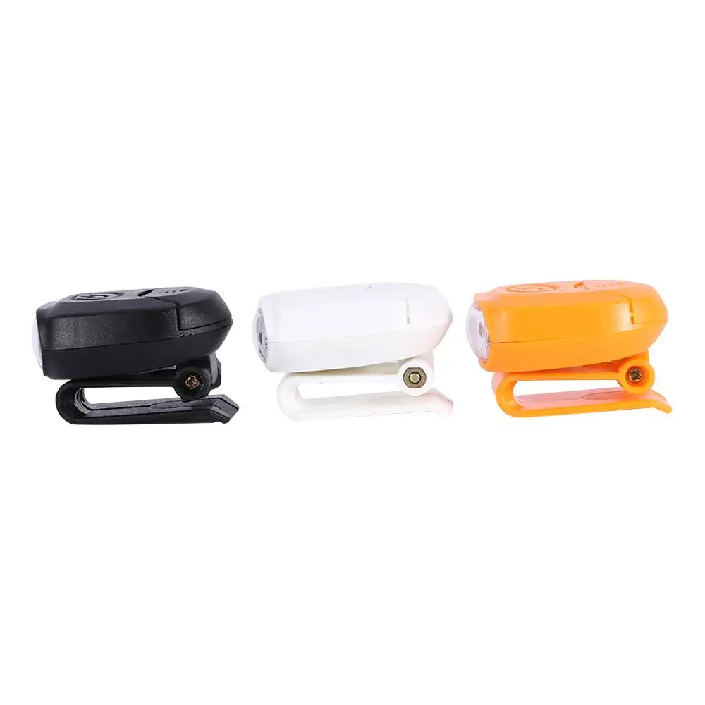 Practical Rotatable Bright 3 LED Clip-on Cap Lamp Hat Lamp Headlamp Clip-On Caplight