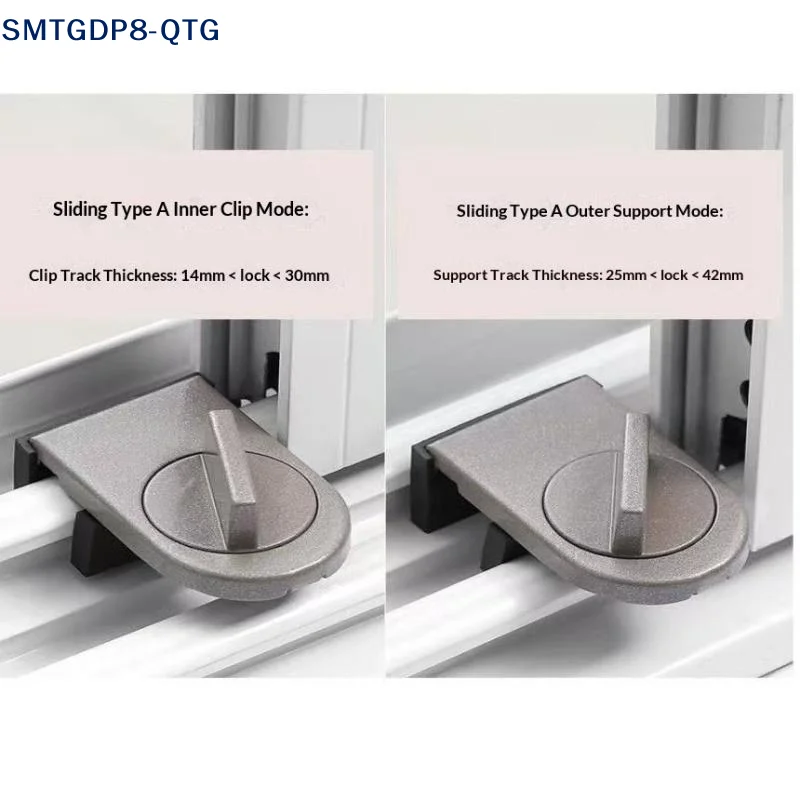 Hot No-Drill Sliding Door Lock, Child Safety Lock For Sliding Windows, High-Rise Anti-Fall Limiter, Anti-Theft Safety Latch