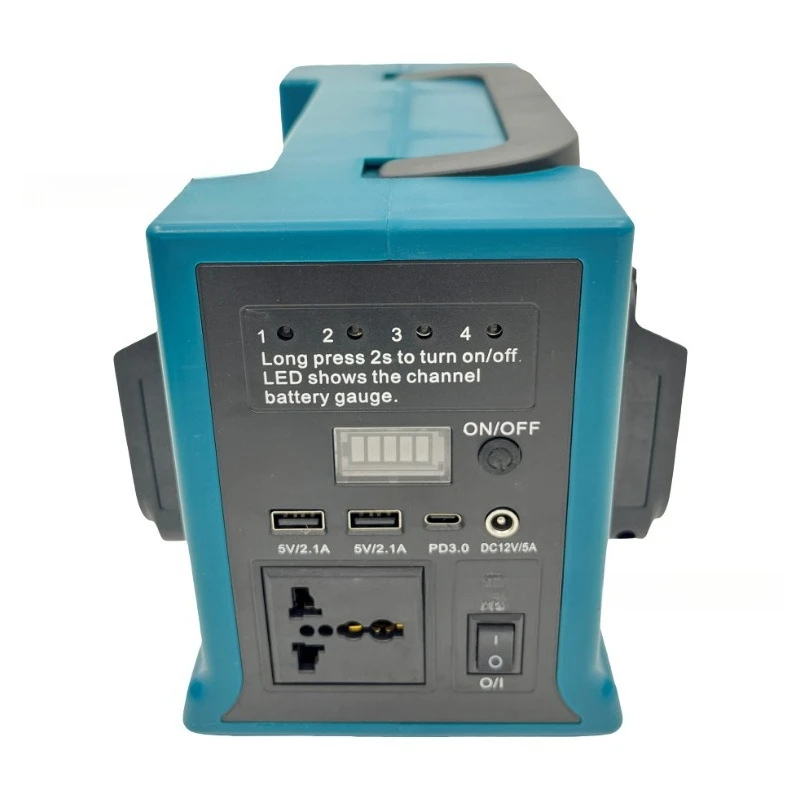 300W Portable Power Inverter DC 5V 12V to AC 110V 220V for Lithium Battery Tools