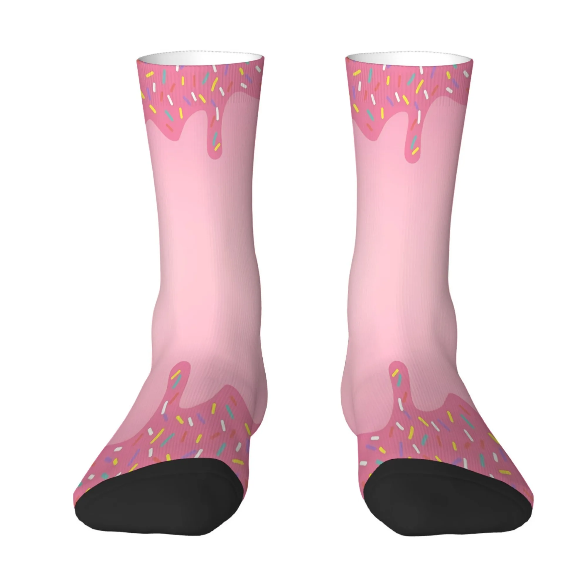 

Donut Frosted Socks Soft Skin Friendly Unisex Socks for Outdoor Sports Casual Wear Fun Novelty Cute Street Fashion Everyday Wear