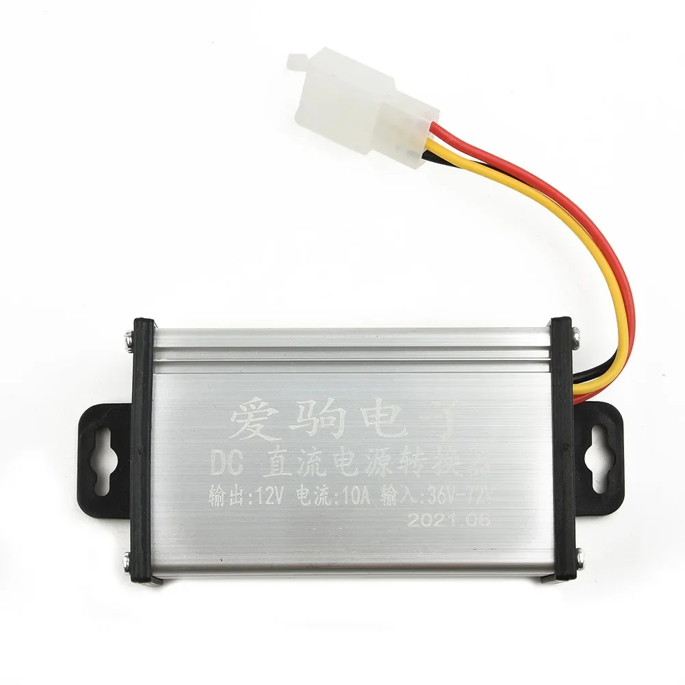 DC Transformer Adapter Converter DC 36V 48V 72V Input To DC 12V/10A Output For Electric Bicycle Converter Down Transformer