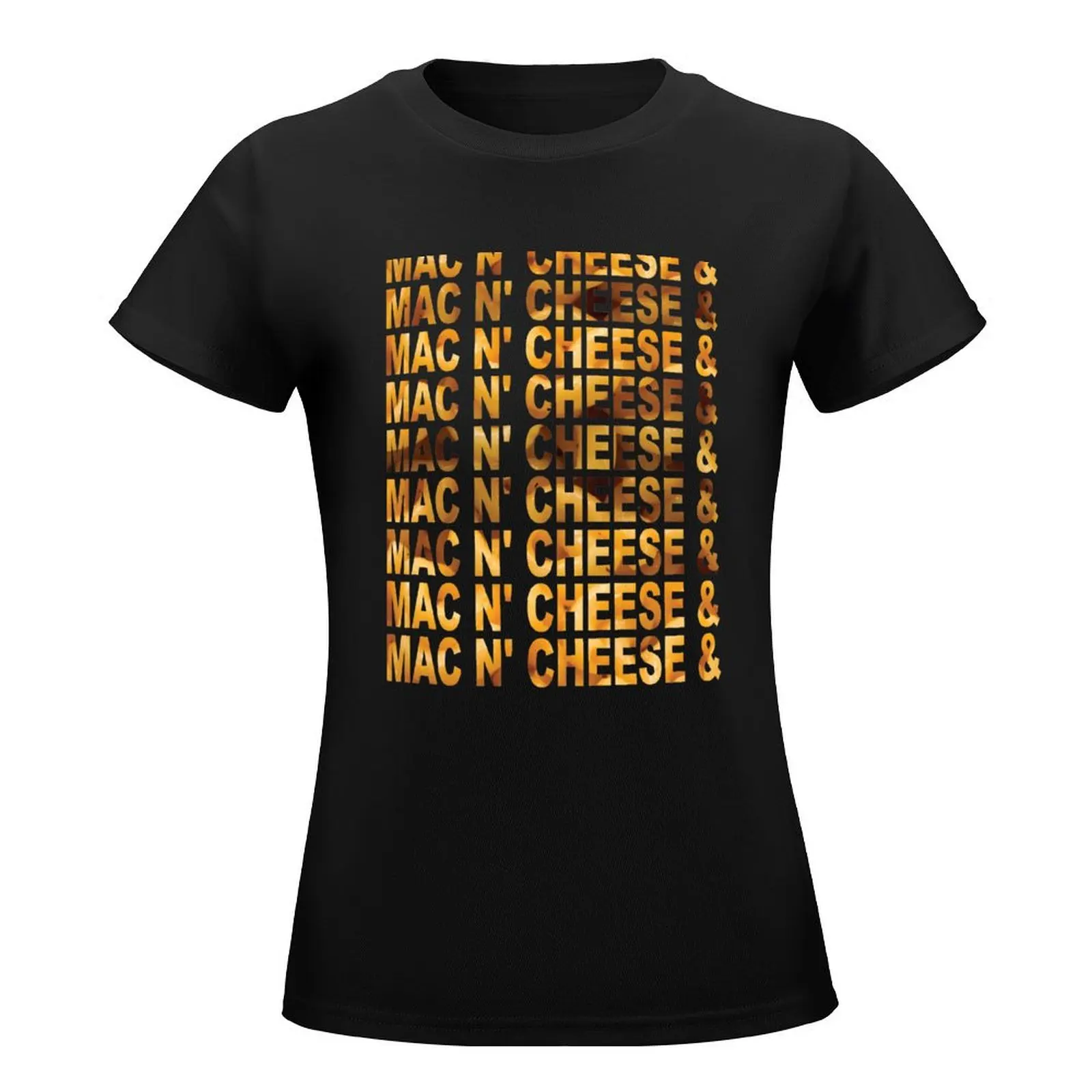 MAC N' CHEESE & MAC N' CHEESE & T-Shirt shirts graphic tees kawaii clothes animal print t-shirts for Women loose fit