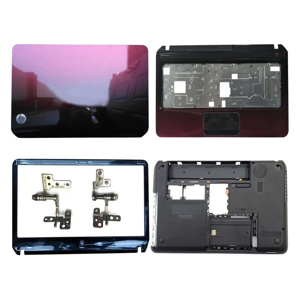 Laptop LCD Back Cover/LCD Front bezel/LCD Hinges/Bottom Case For HP Envy Pavilion DV4 DV4-5000 678260-001 700547-001 676643-001